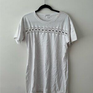 White Short Sleeve Top